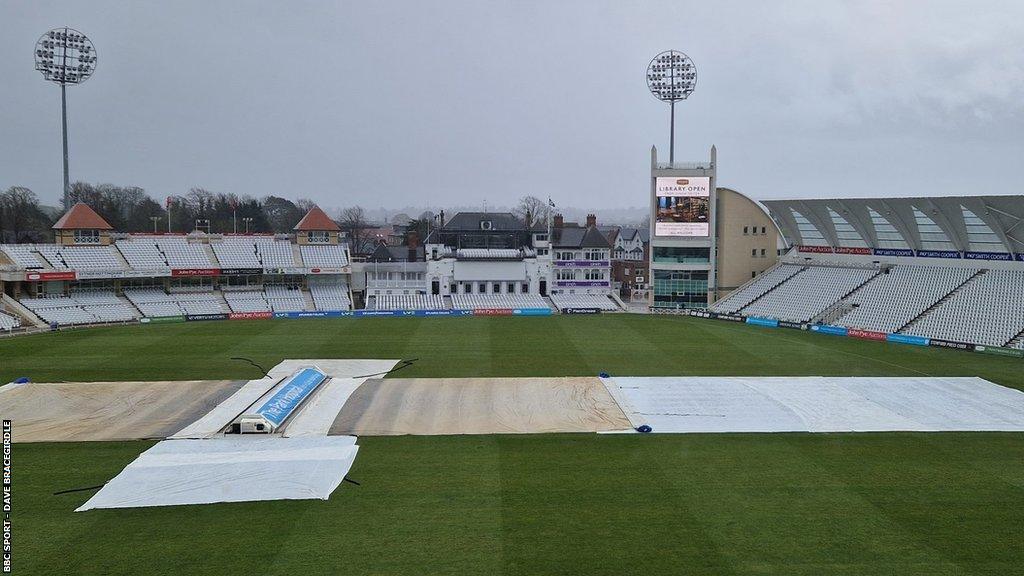 Trent Bridge suffered a first complete day's wash-out of the 2023 season