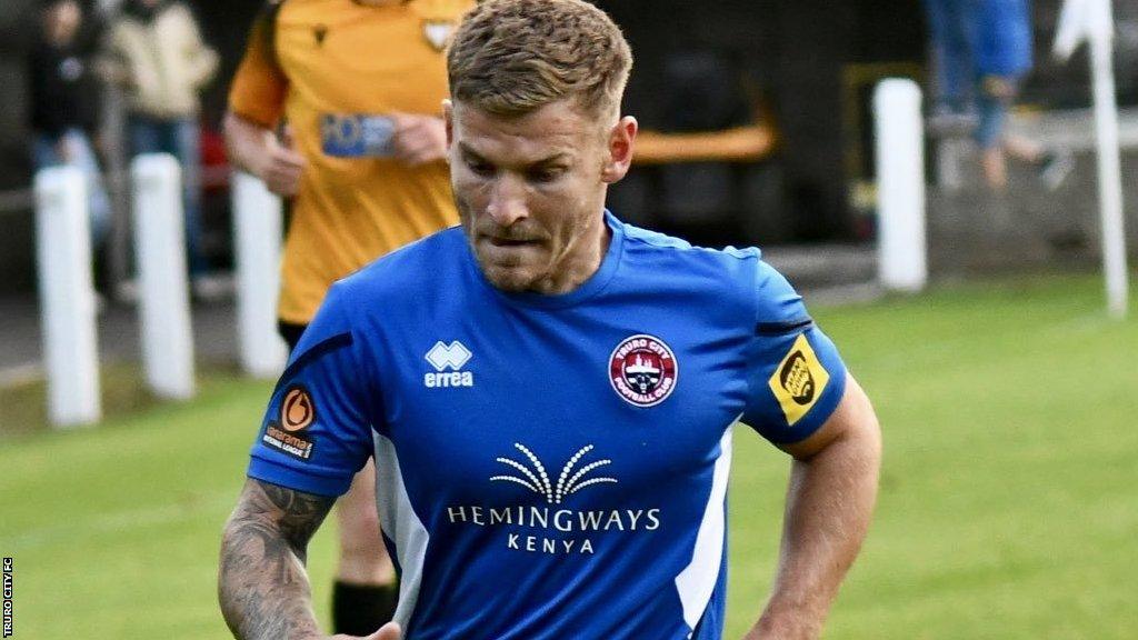 Andrew Neal in action for Truro City