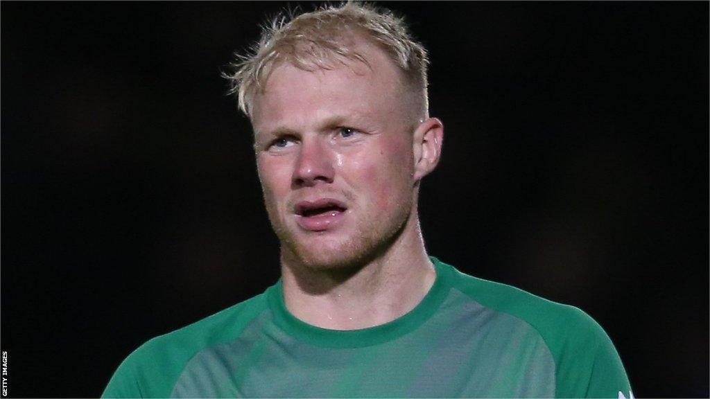 Jonathan Mitchell in action for Harrogate