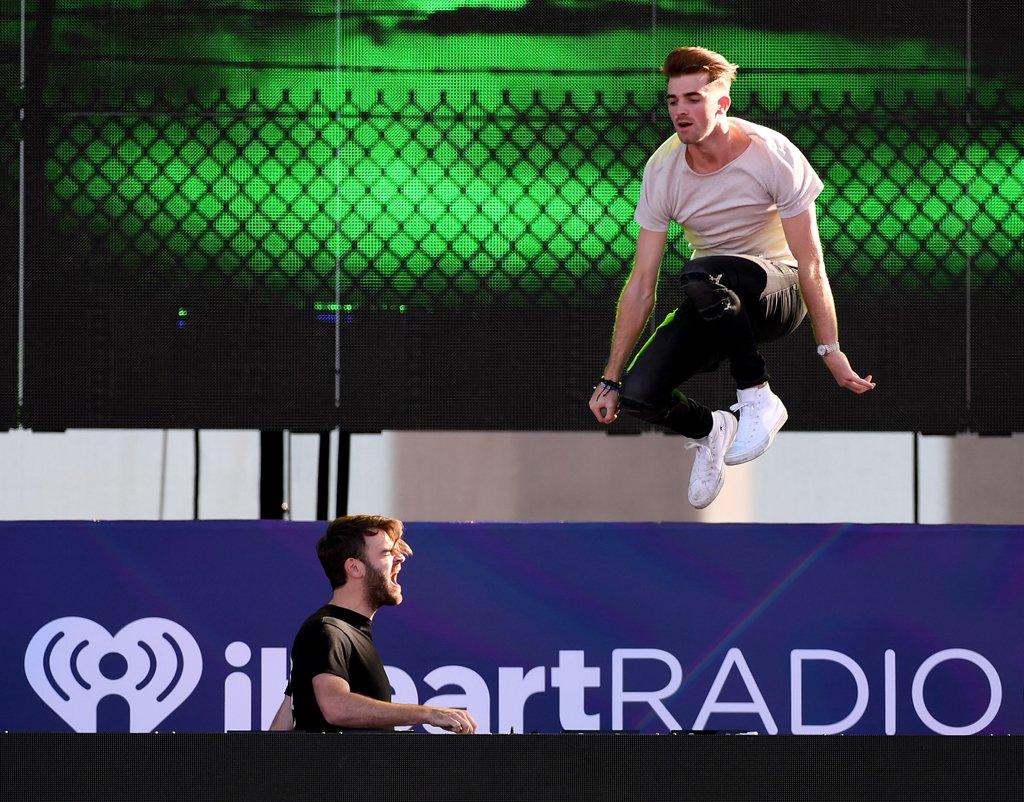 The Chainsmokers perform live