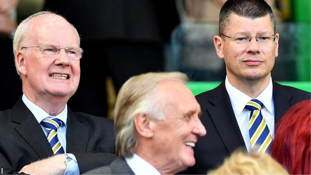 SPFL chairman Murdoch MacLennan and chief executive Neil Doncaster