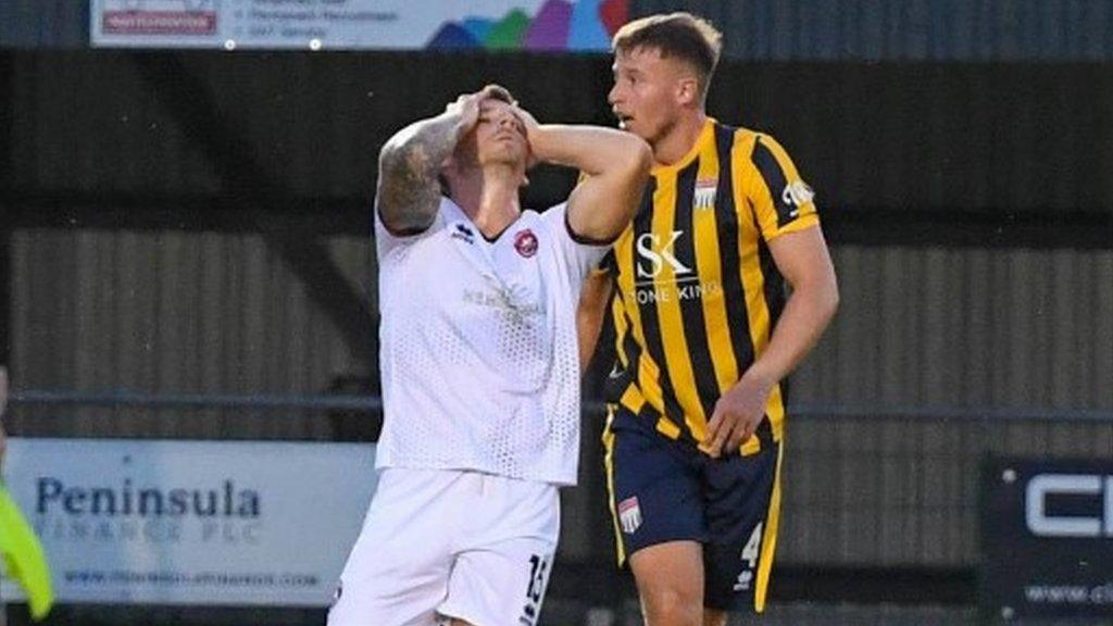 Andrew Neal in action for Truro City