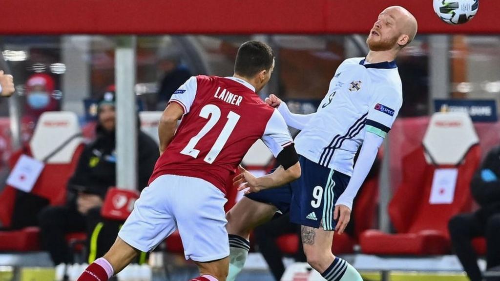 Northern Ireland's Liam Boyce in action