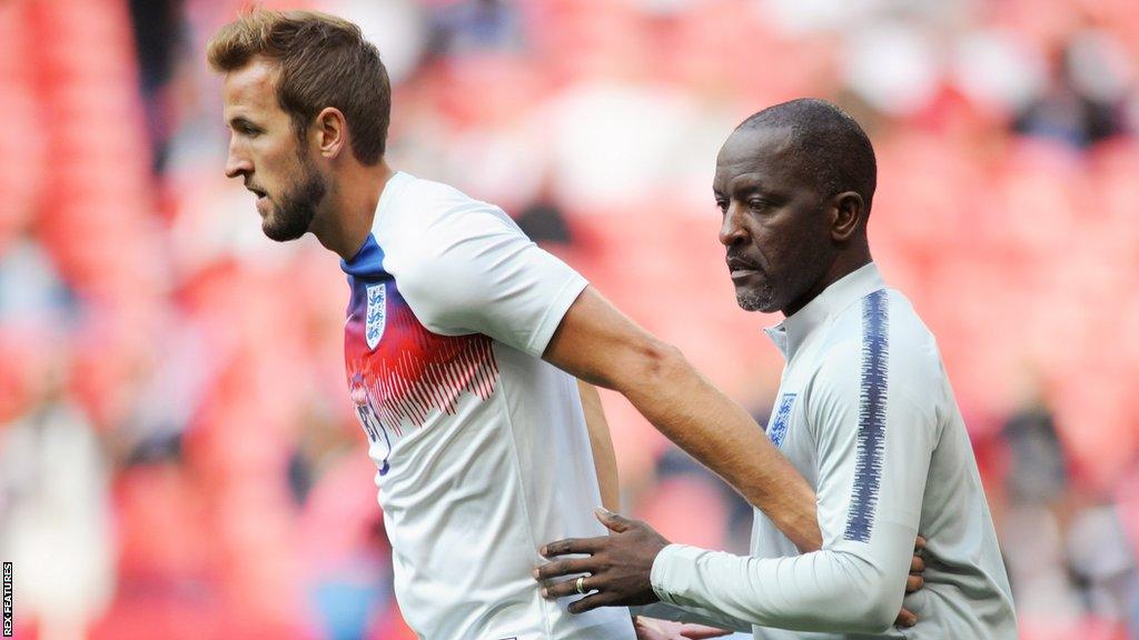 Harry Kane and Chris Powell