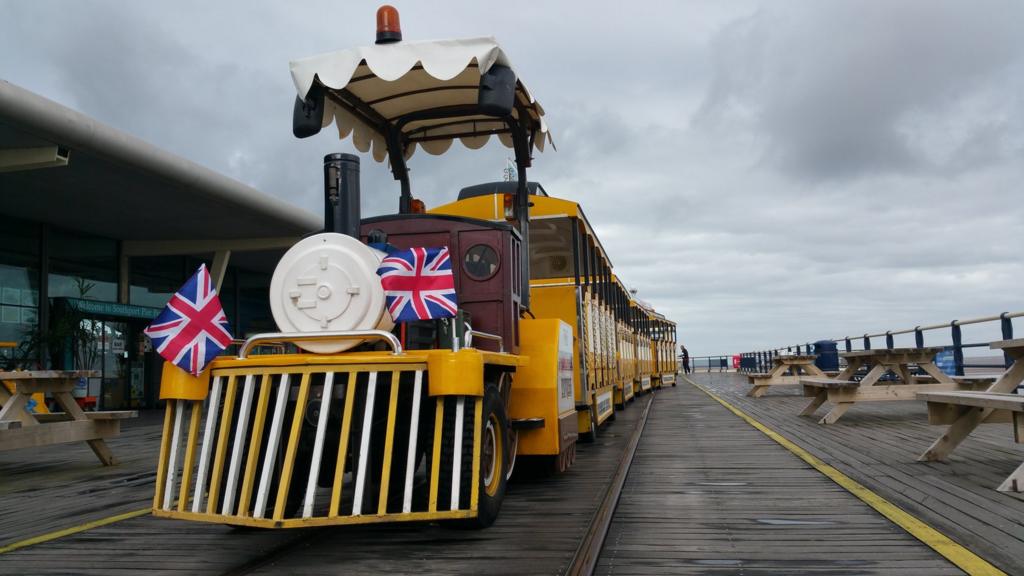 Southport pier train