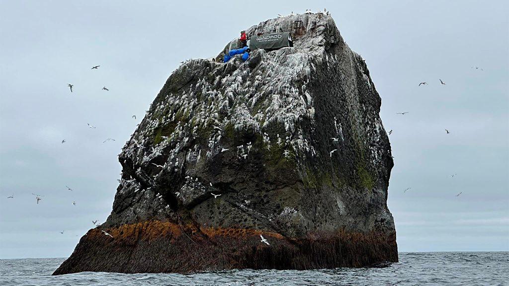 Uninhabitable island of Rockall