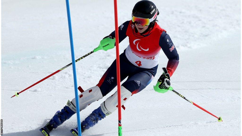 Menna Fitzpatrick during the slalom