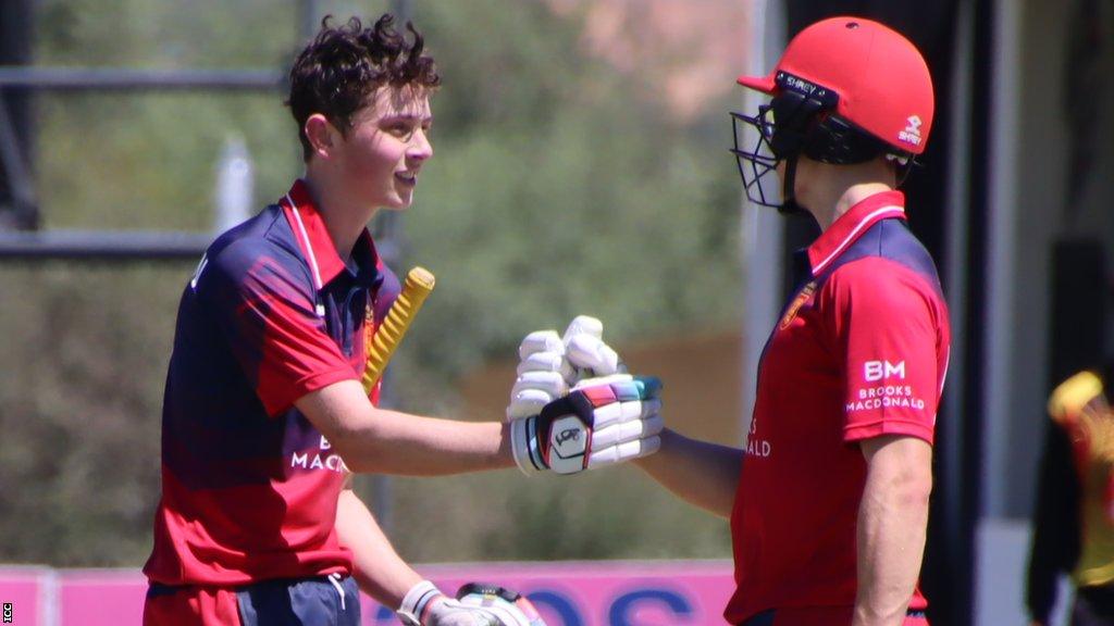 Josh Lawrenson celebrates with Asa Tribe