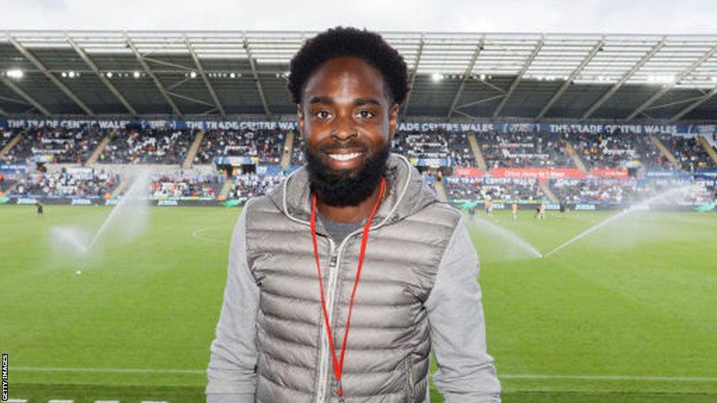 Nathan Dyer at the Swansea.com Stadium