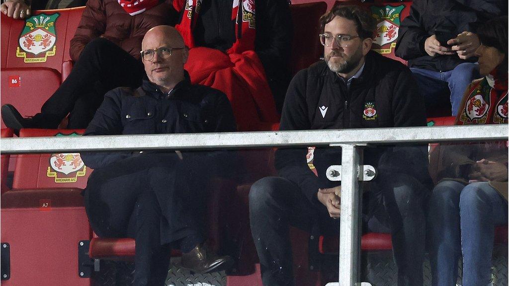 Advisor to the Wrexham board Shaun Harvey and executive director of Wrexham AFC Humphrey Ker