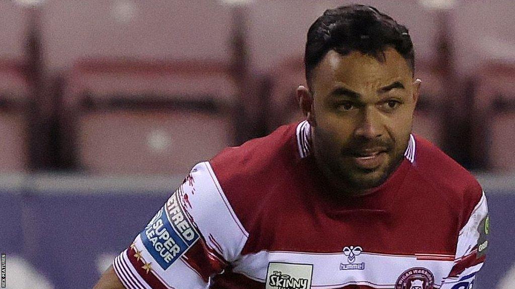 Bevan French moved from wing to full-back in between scoring two tries in Wigan's victory over Salford