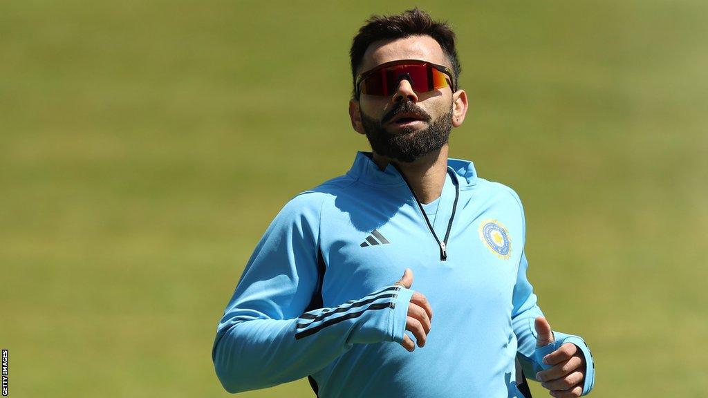 Virat Kohli trains at Arundel Cricket Club