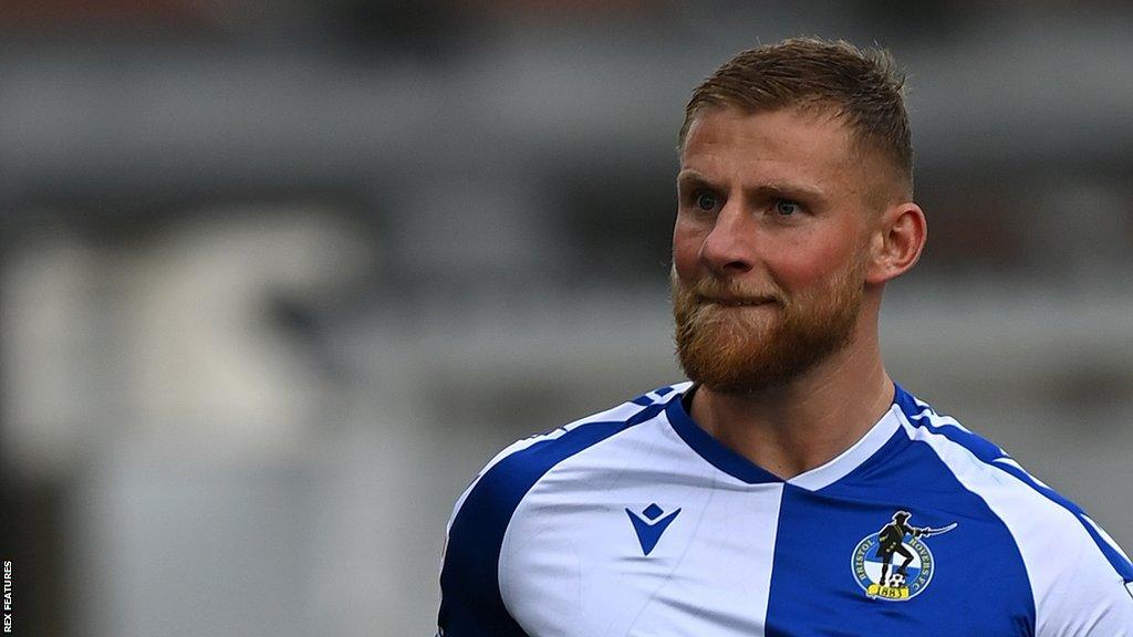 Alfie Kilgour in action for Bristol Rovers