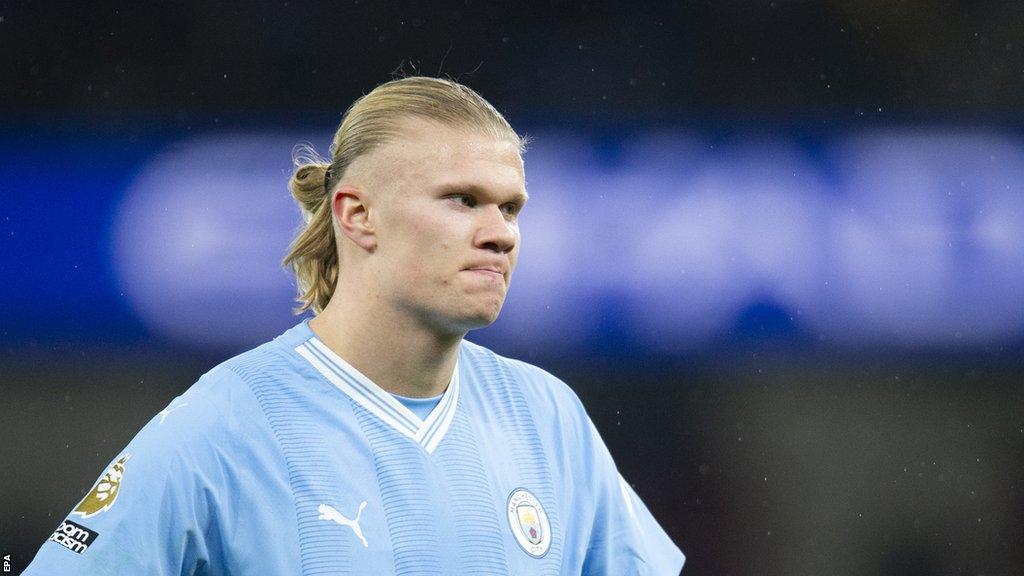 Manchester City striker Erling Haaland