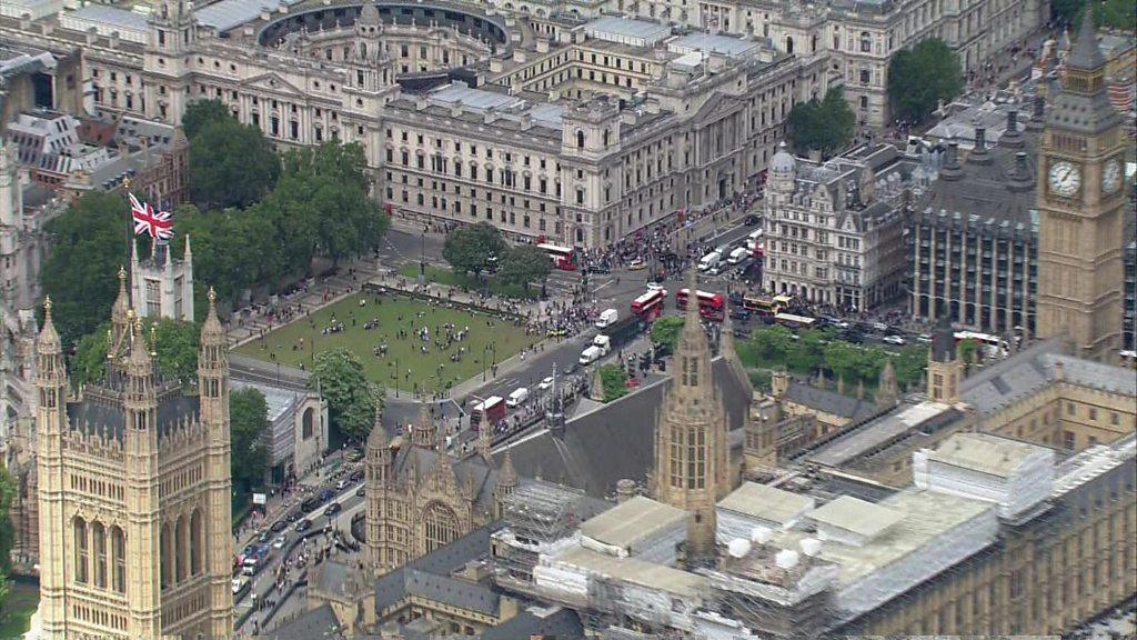 Parliament from the air