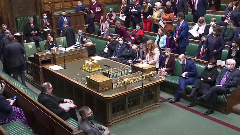 Angela Rayner in House of Commons