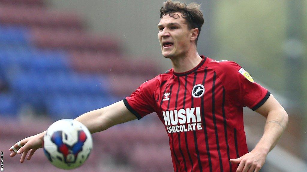 Jake Cooper in action for Millwall