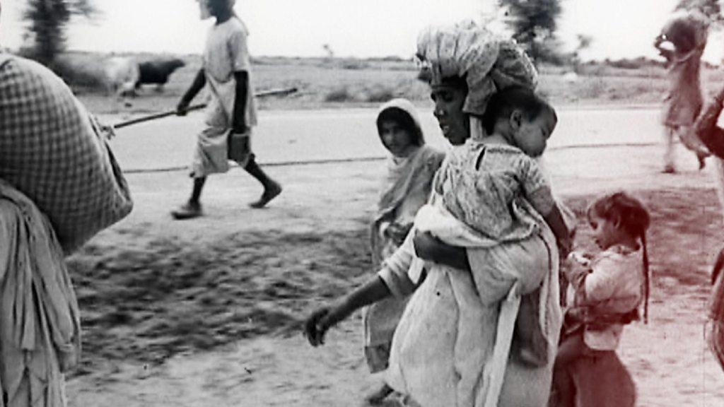 People migrating in the Partition of India.