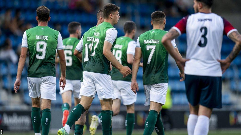 Hibs won 2-1 away to Andorran side Santa Coloma in the summer of 2021