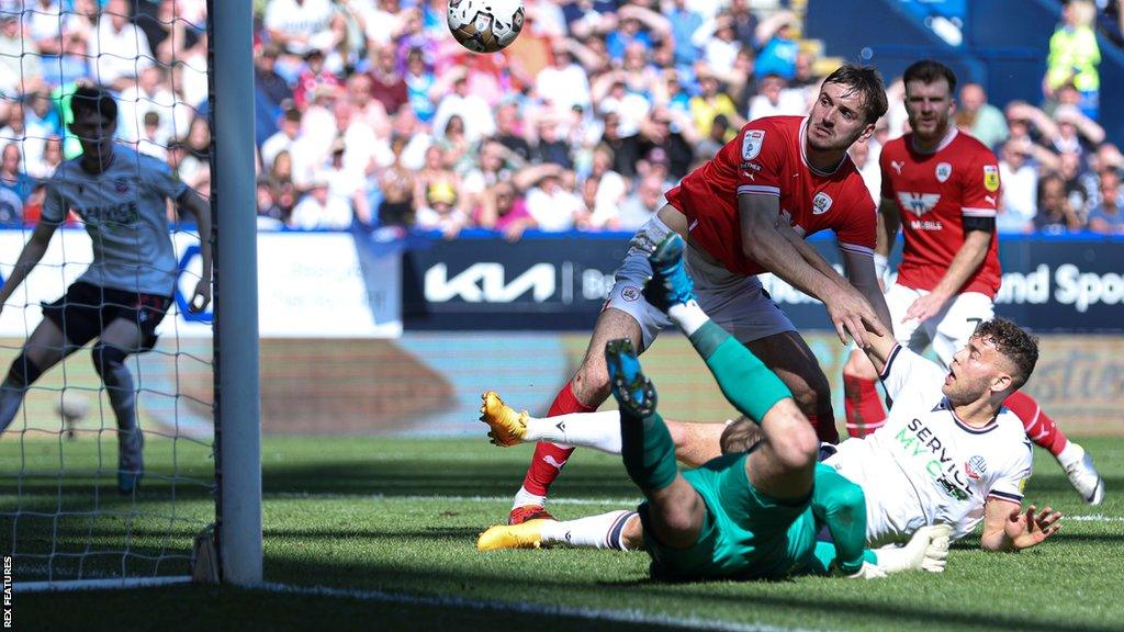 Dion Charles' goal was his 23rd of the season for Bolton Wanderers