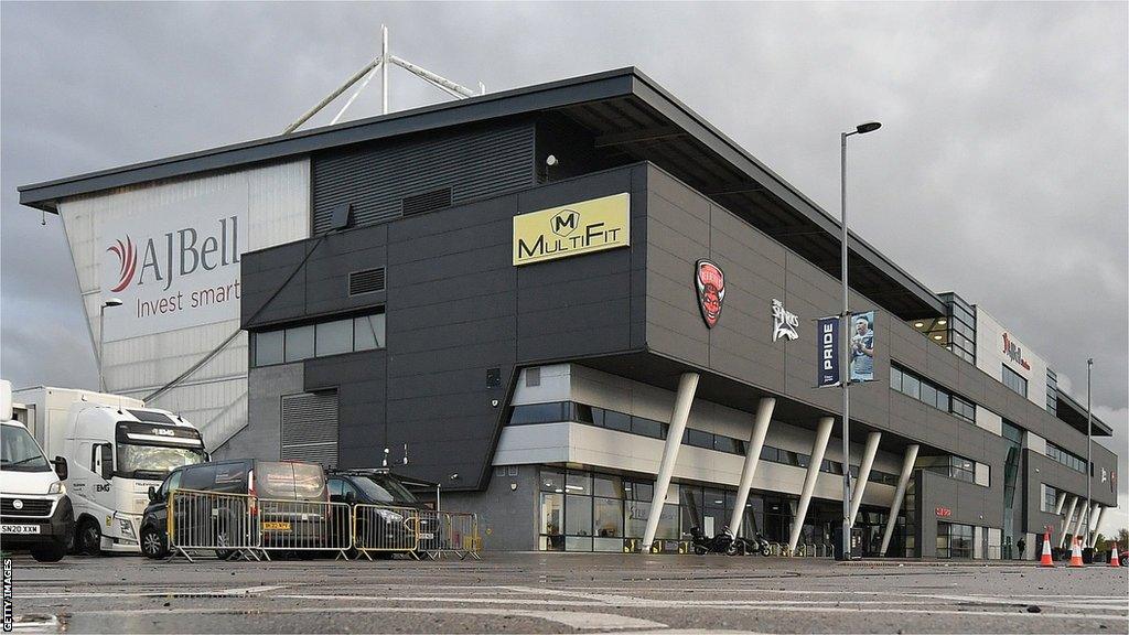 Salford Red Devils' Salford Community Stadium home