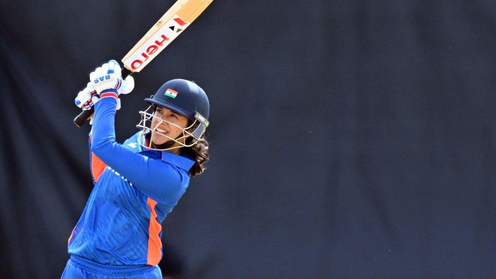 Smriti Mandhana's 63 came off 42 balls with eight fours and three sixes