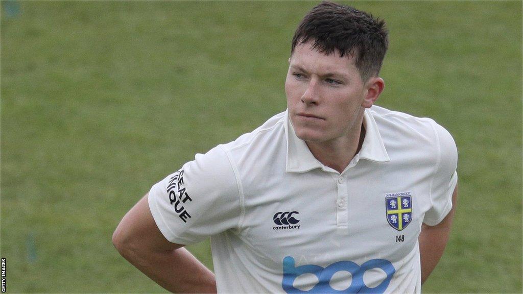 Matty Potts has now taken 16 wickets this season - level with Durham team-mate Ben Raine