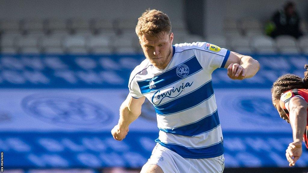 Rob Dickie playing for QPR