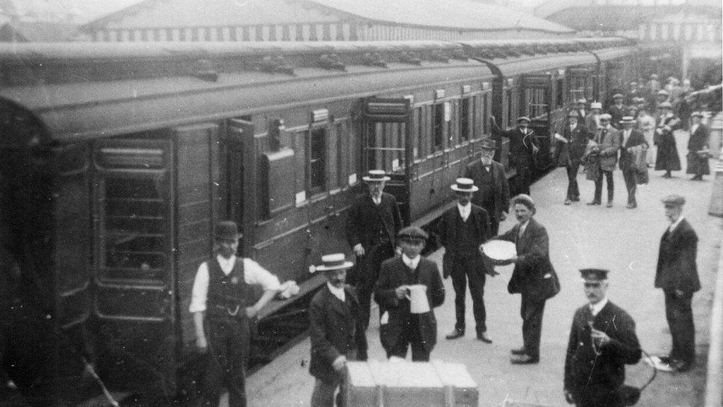 Glastonbury Station probably early 20th century