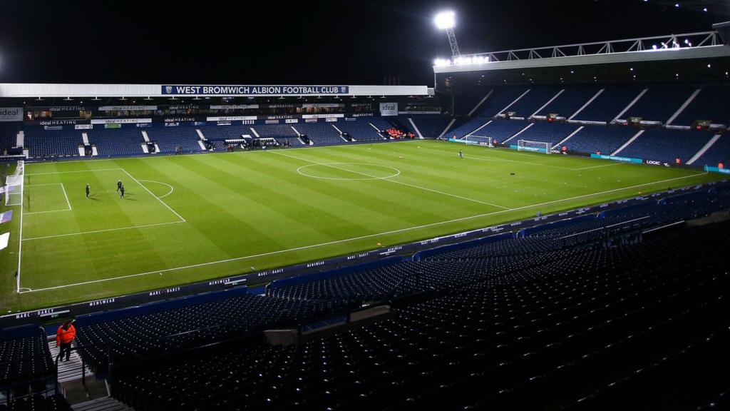 General view of The Hawthorns before West Brom v Leeds