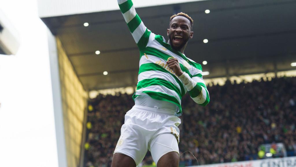 Dembele celebrates