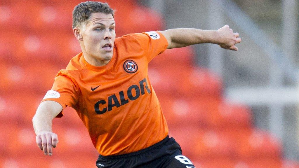 Dundee United midfielder John Rankin