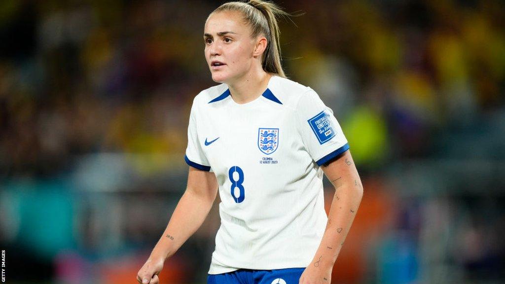 Georgia Stanway against Colombia