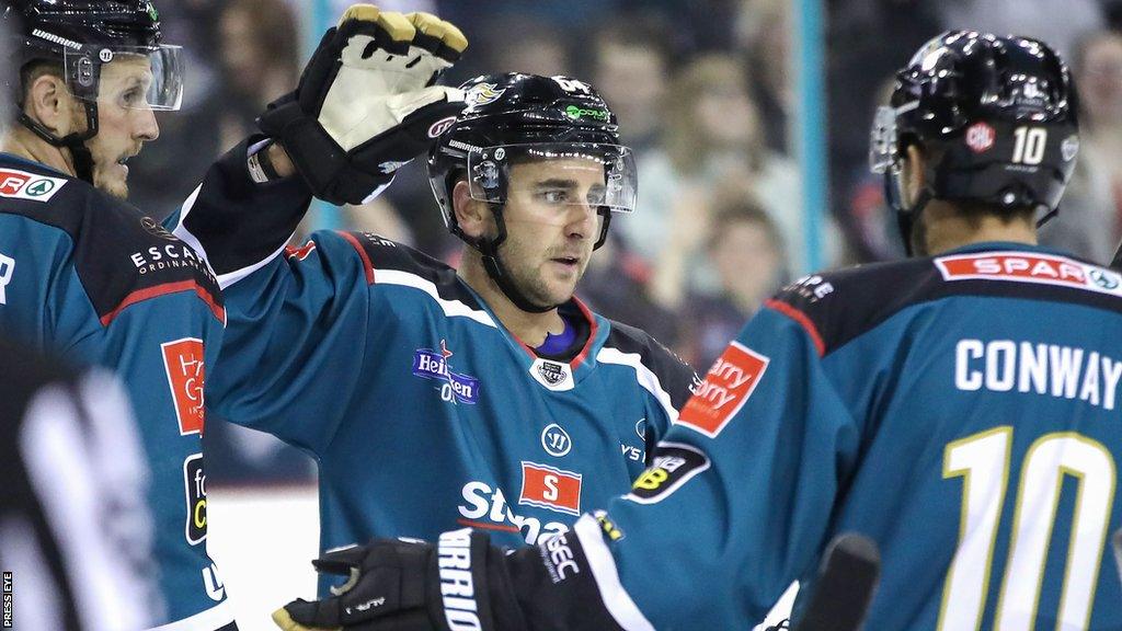 Belfast Giants captain David Goodwin struck the decisive goal four minutes into overtime