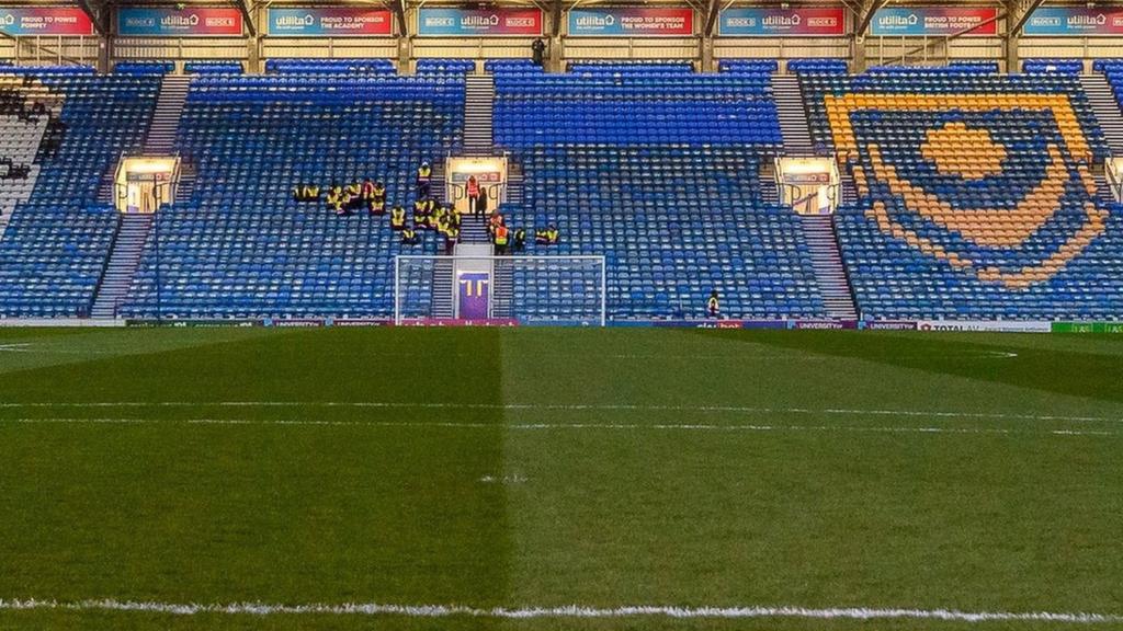 General image of Fratton Park. home of Portsmouth FC