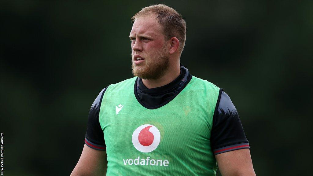 Corey Domachowski in Wales training