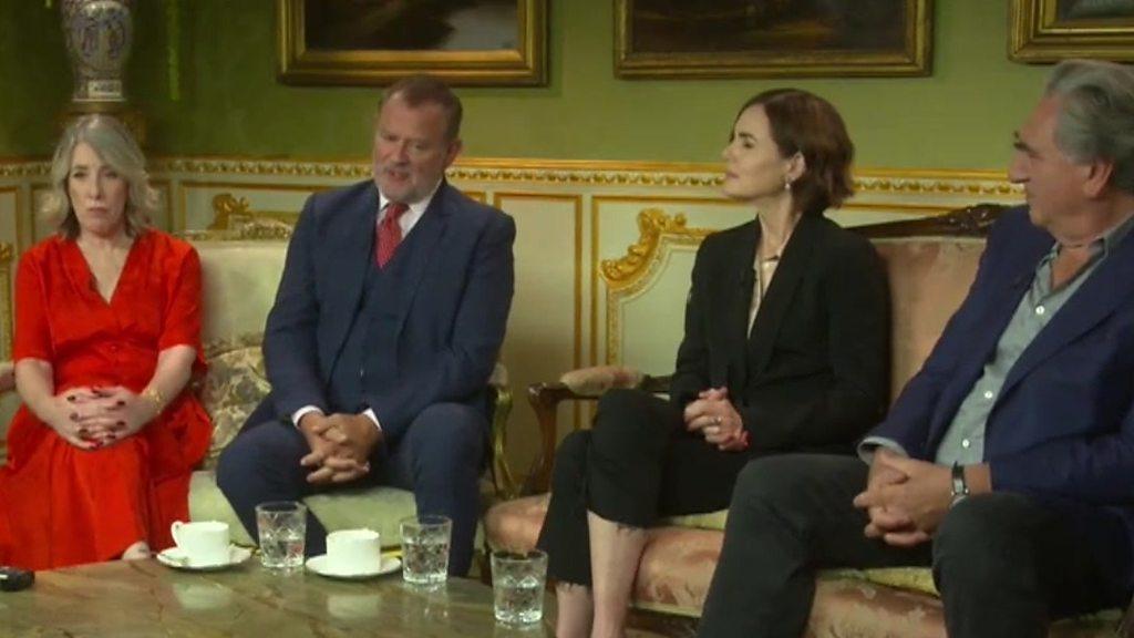 Phyllis Logan, Hugh Bonneville, Elizabeth McGovern and Jim Carter