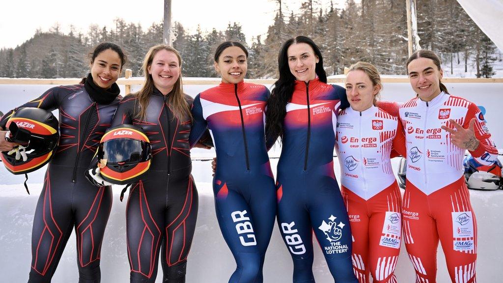 Kelly Van Petegem & Jïenity de Kler of Belgium, Adele Nicoll & Kya Placide of Great Britain and Linda Weiszewski & Marika Zandecka of Poland