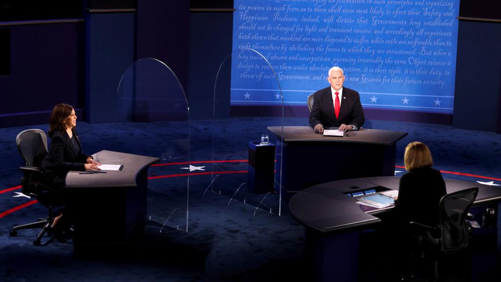 Kamala Harris and Mike Pence