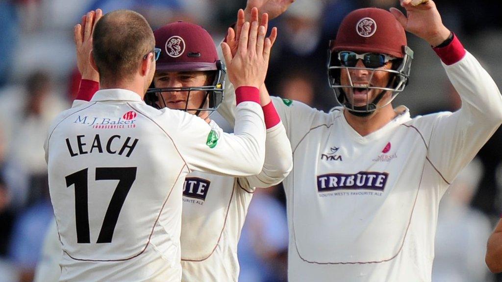 Somerset celebrate