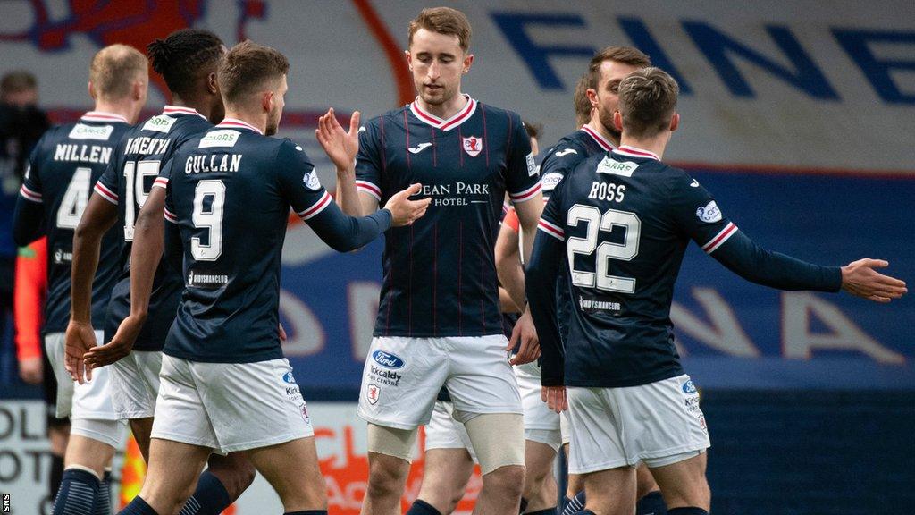 Raith Rovers celebrate