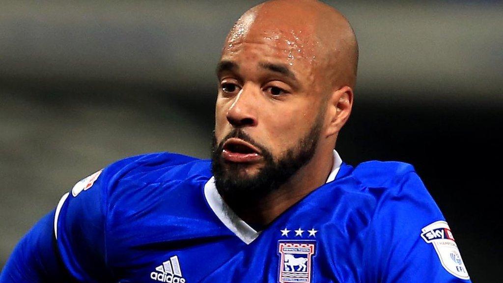 David McGoldrick in action for Ipswich