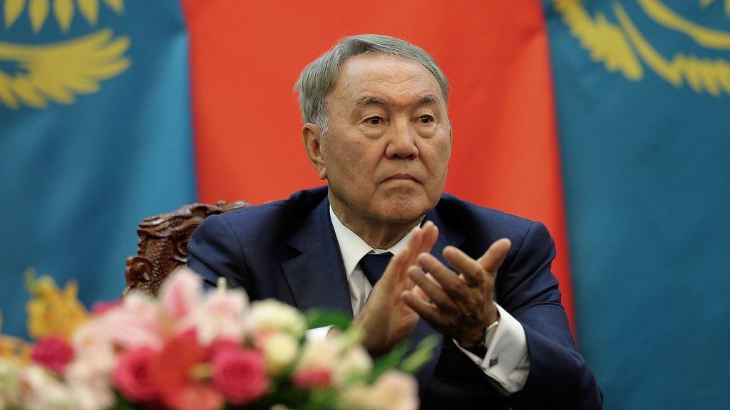 Nursultan Nazarbayev.