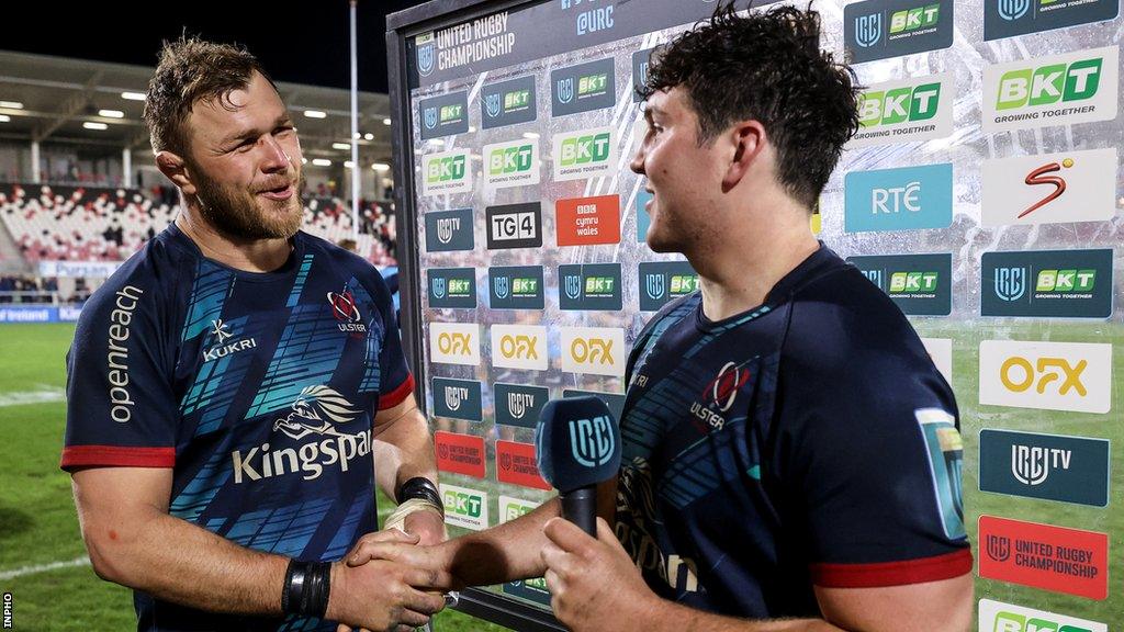 Duane Vermeulen (left) was full of praise for his Ulster team-mate