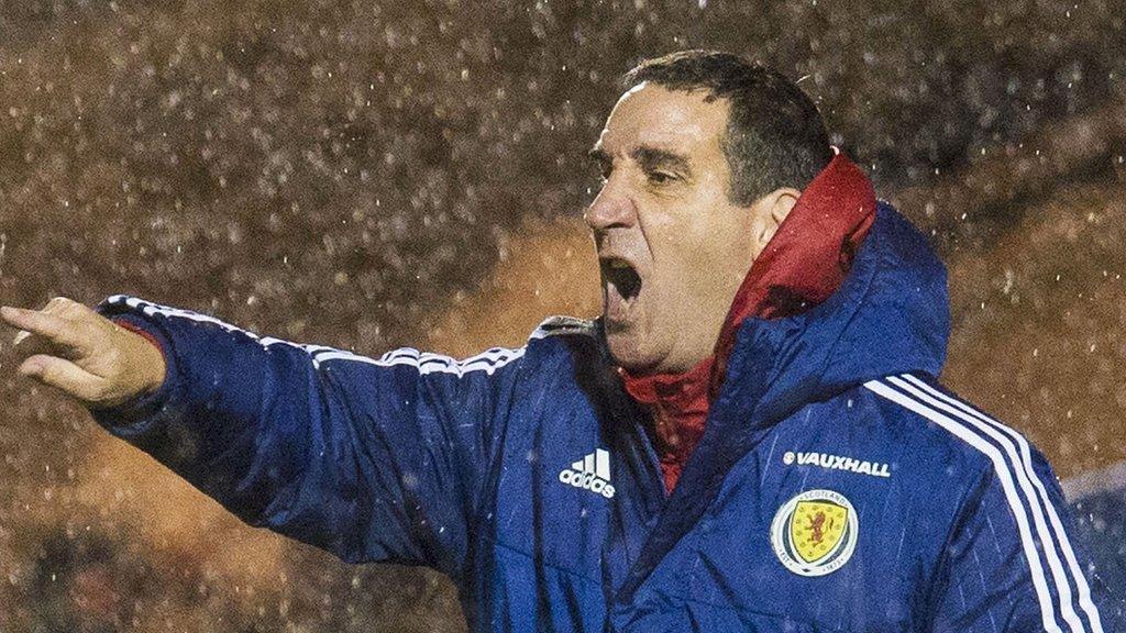 Scotland Under-21 coach Ricky Sbragia