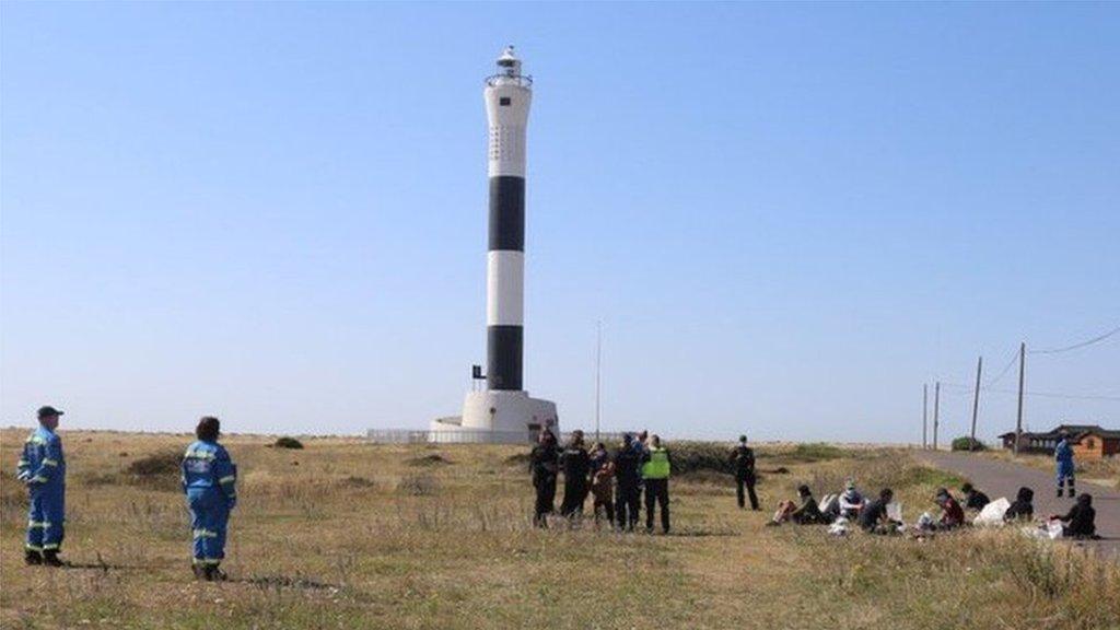 Migrants in Dungeness