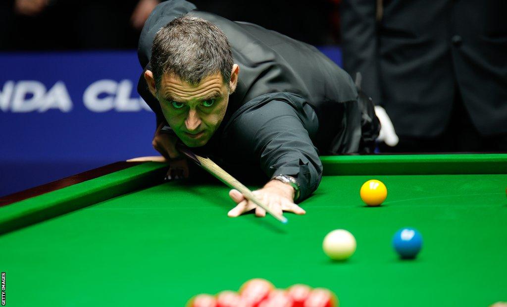 Seven-time world champion Ronnie O'Sullivan