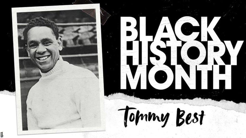 Tommy Best promotional image for Black History Month at QPR