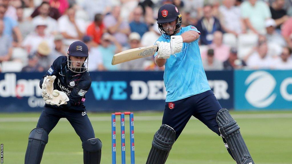 Tom Westley in action for Essex