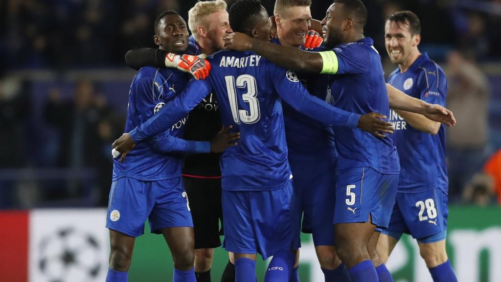 Leicester celebrate